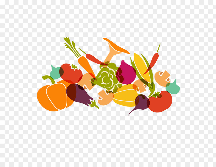 A Variety Of Vegetables Fruit Vegetable Eating Healthy Diet PNG