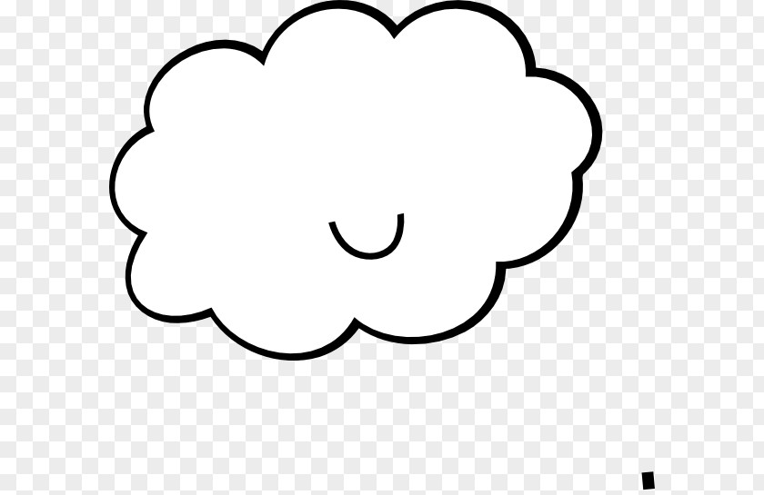 Cute Cloud Cliparts Coloring Book Drawing Clip Art PNG