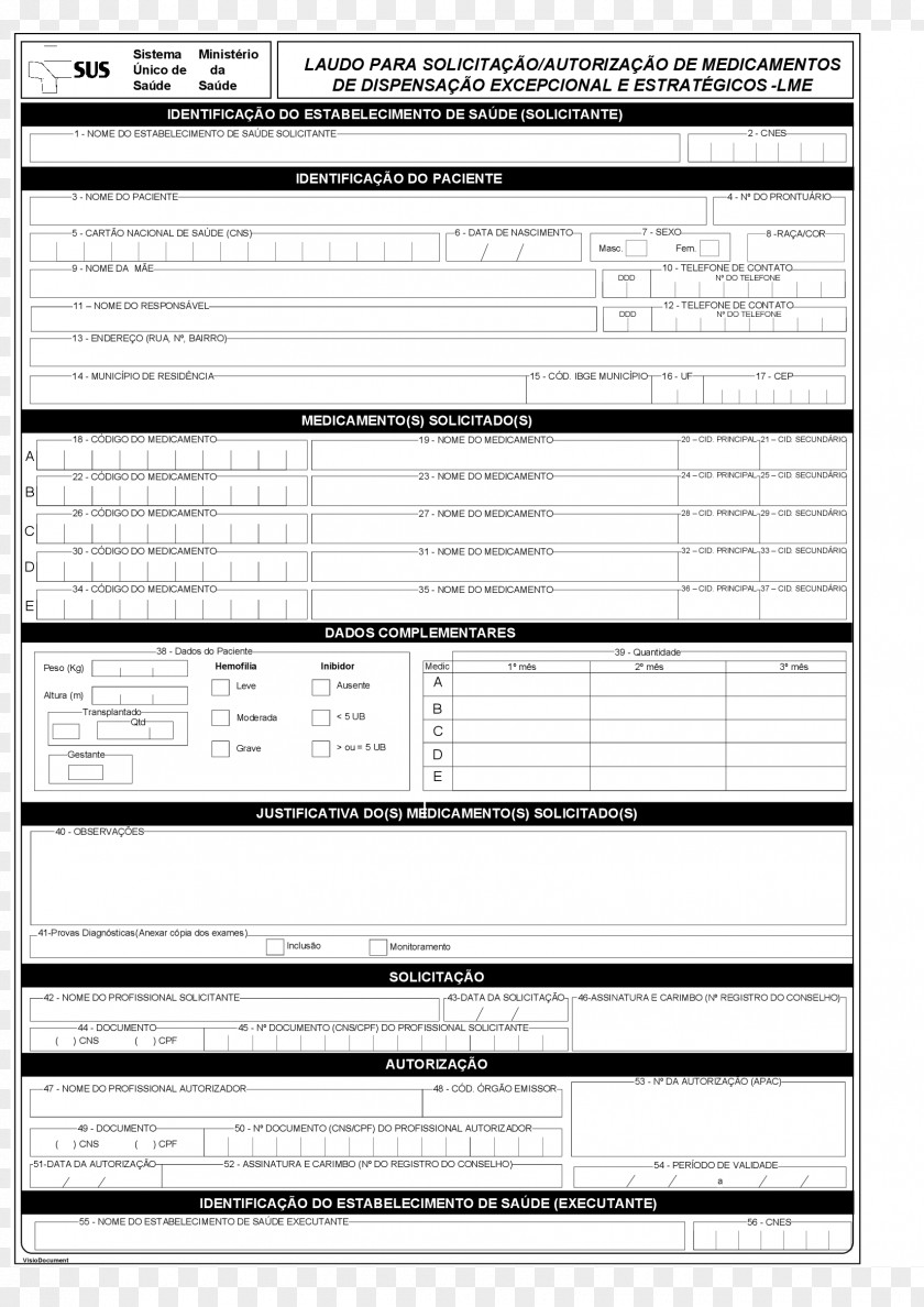 Masc Document Form PDF Sistema Único De Saúde Health PNG
