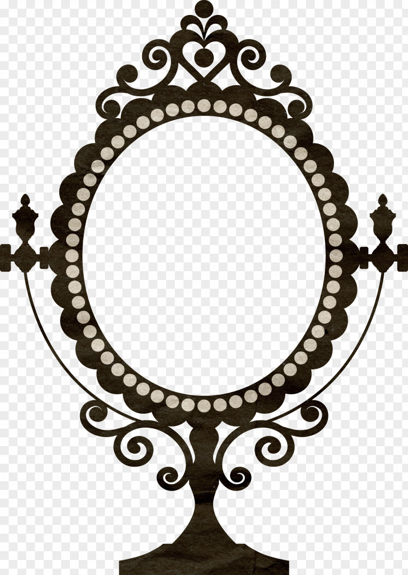 Mirror Wall Decal Vintage Clothing Picture Frame Decorative Arts PNG