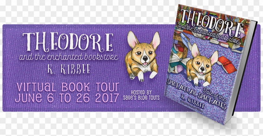 Dog Theodore And The Enchanted Bookstore (book One): Tale Of Spectacular Spectacles Author Glasses PNG