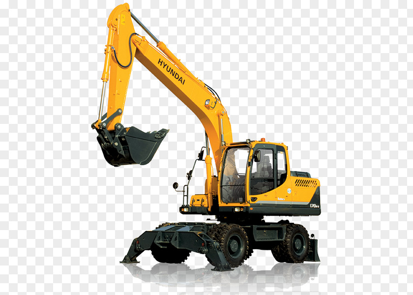 Excavator Heavy Machinery Bulldozer Sticker PNG