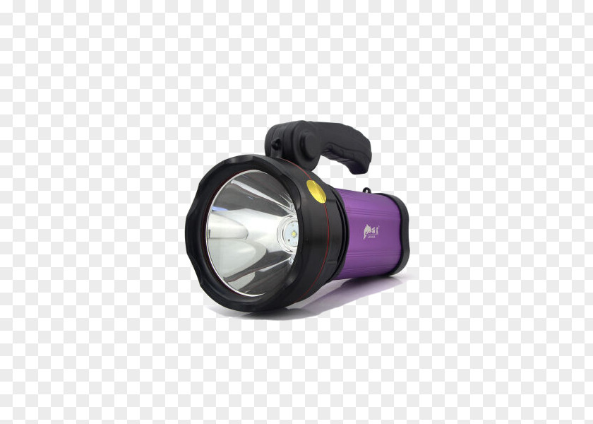 Lai Shark 150W Flashlight Purple No Side Lights Lighting Incandescent Light Bulb PNG