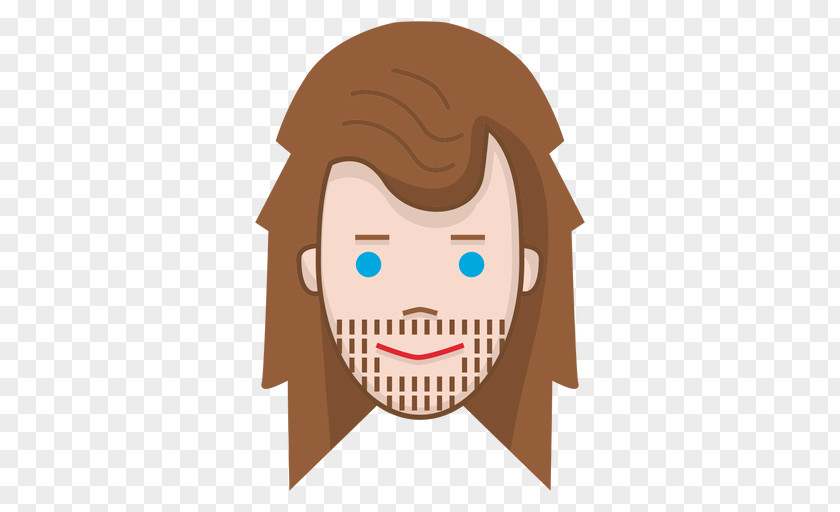 Long Hair Clipper Face Clip Art PNG