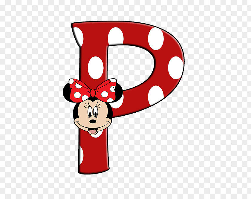 Minnie Mouse Alphabet Letter Clip Art PNG