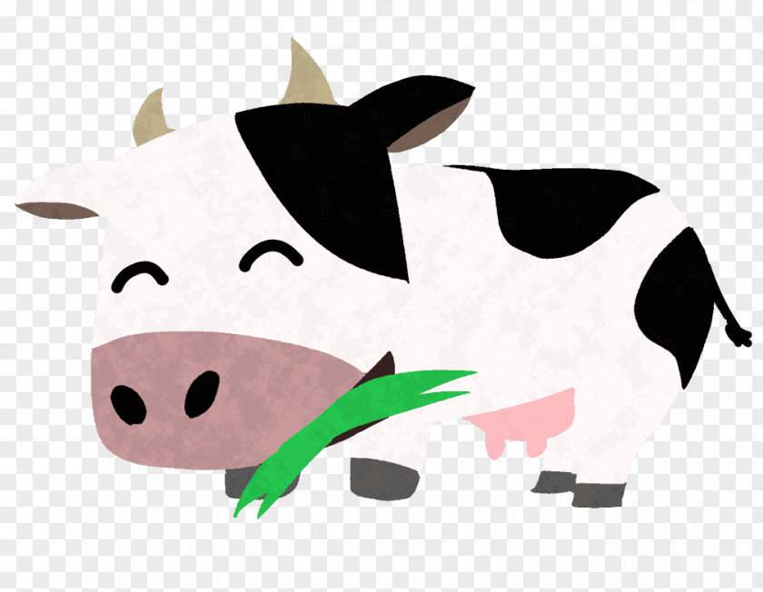 Pig Taurine Cattle Holstein Friesian Pasture PNG