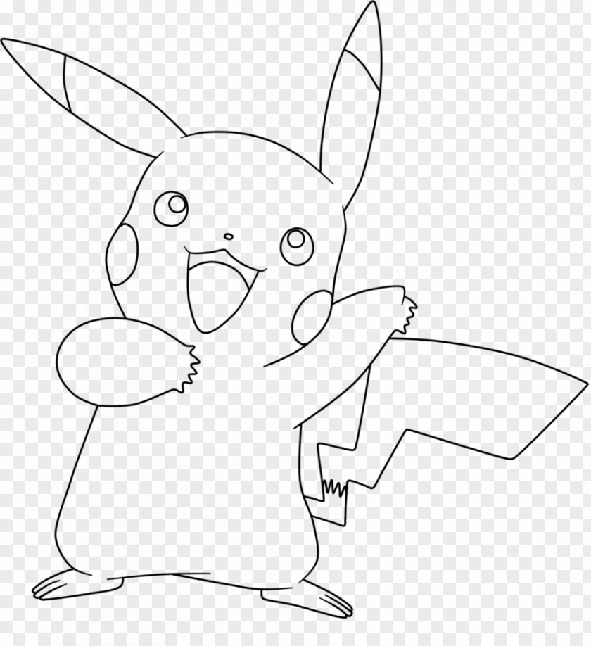 Pikachu Coloring Book Domestic Rabbit Drawing Pokémon PNG