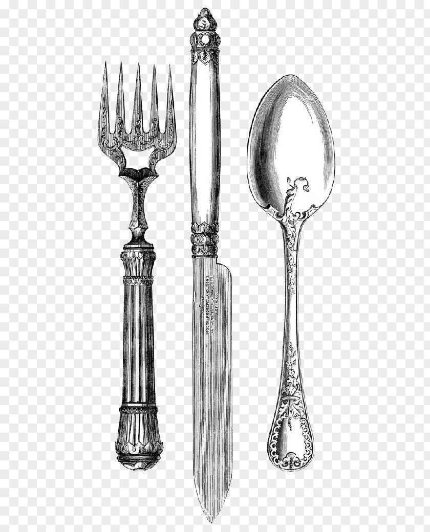 Cheryl Dent Knife Cutlery Fork Household Silver Spoon PNG