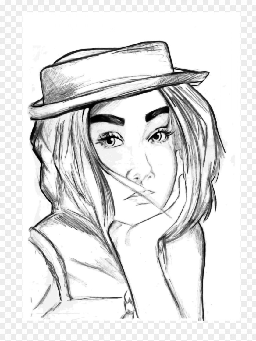 Dakota Fanning Nose Drawing Line Art Sketch PNG