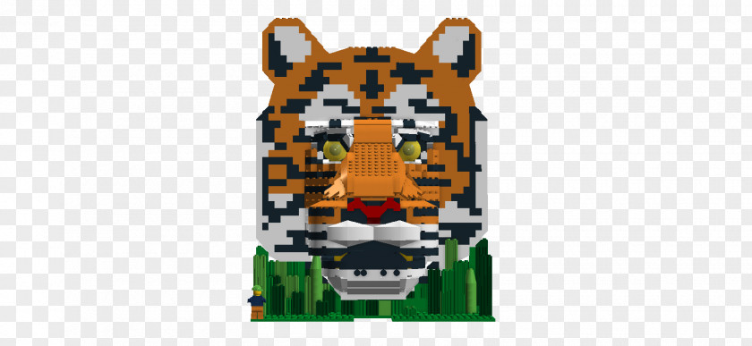 LEGO Tiger 1 Font Text Messaging PNG