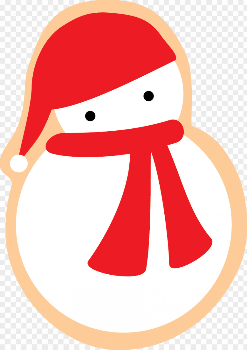 Nose Red Snowman PNG