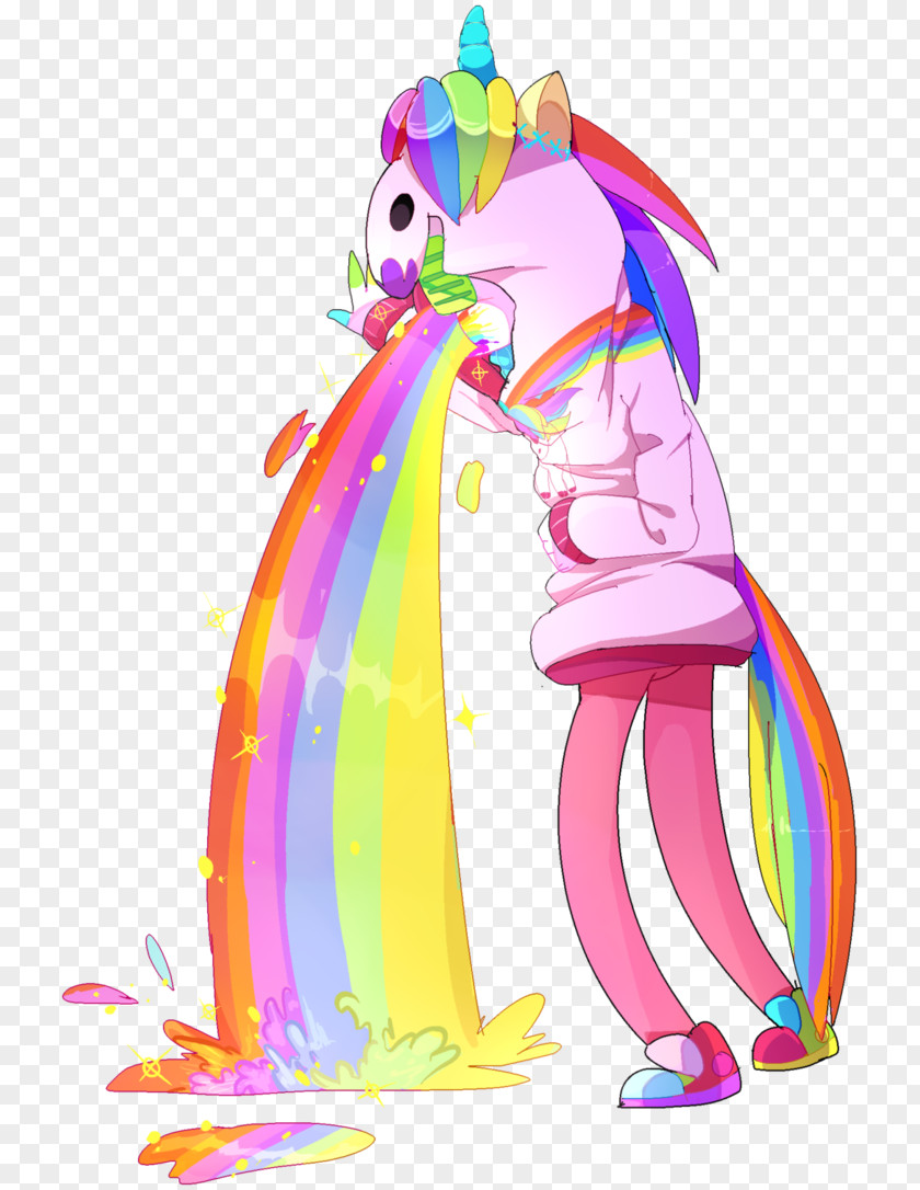 Rainbow Night Vertebrate Illustration Horse Clip Art Design PNG