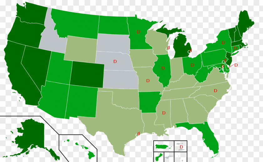 Cannabis Vermont Legality Of By U.S. Jurisdiction Legalization PNG