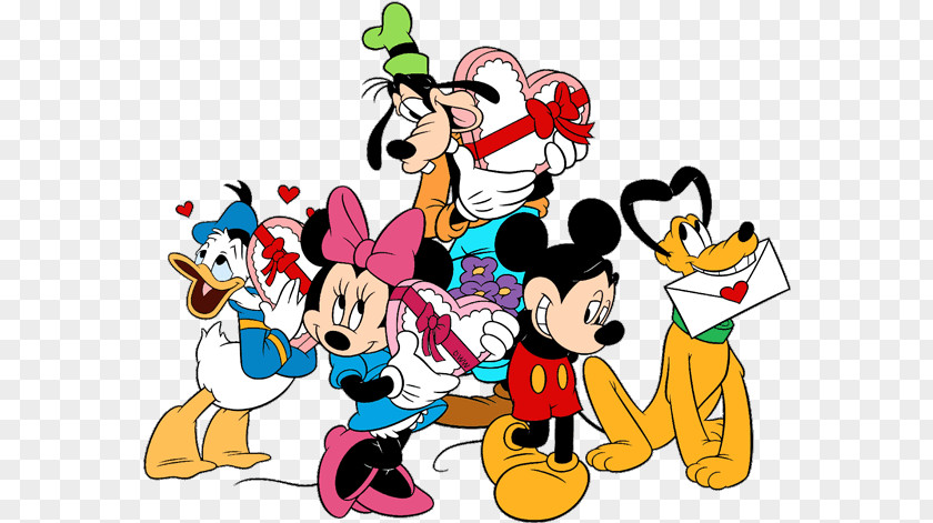 Friend Background Mickey Mouse Minnie Donald Duck Goofy Pluto PNG