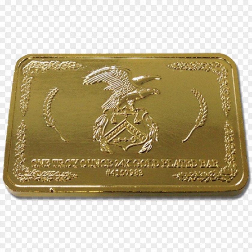 Gold-plated Gold Bar Metal Troy Weight Ounce PNG