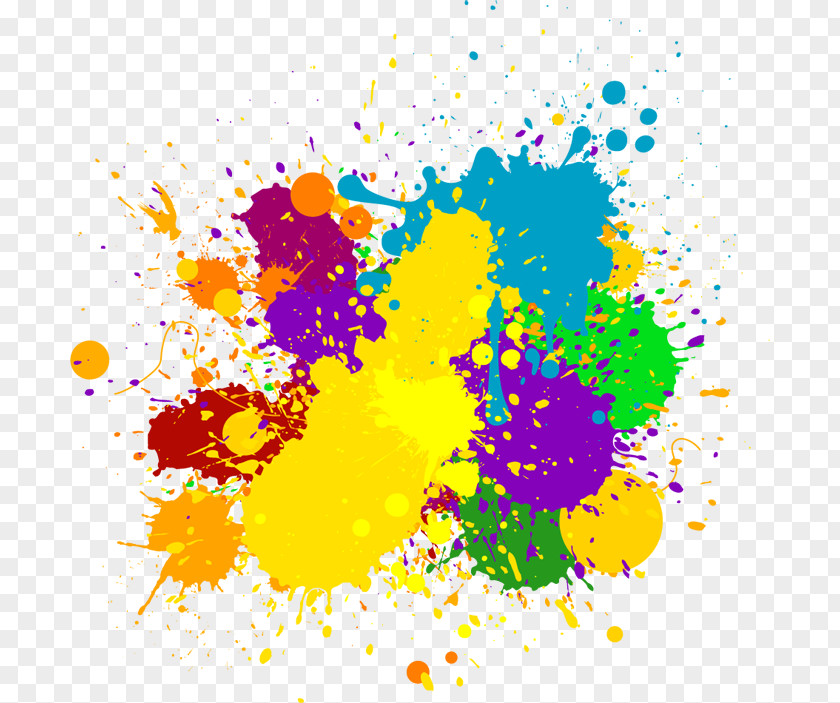 Holi Color Ink Clip Art PNG