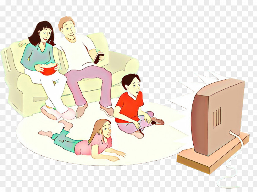 Play Conversation Cartoon Sitting Table Sharing Furniture PNG