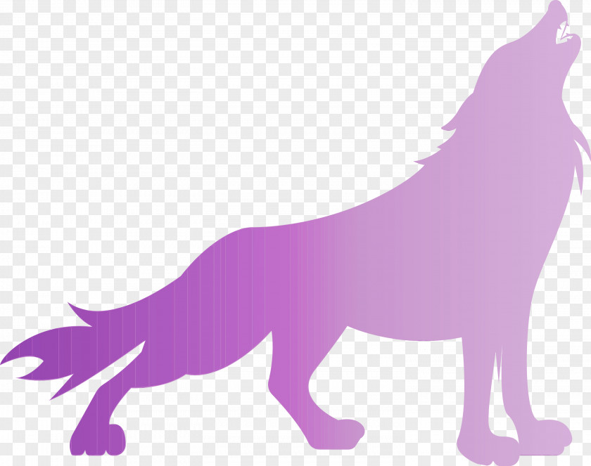 Purple Violet Pink Tail Animal Figure PNG
