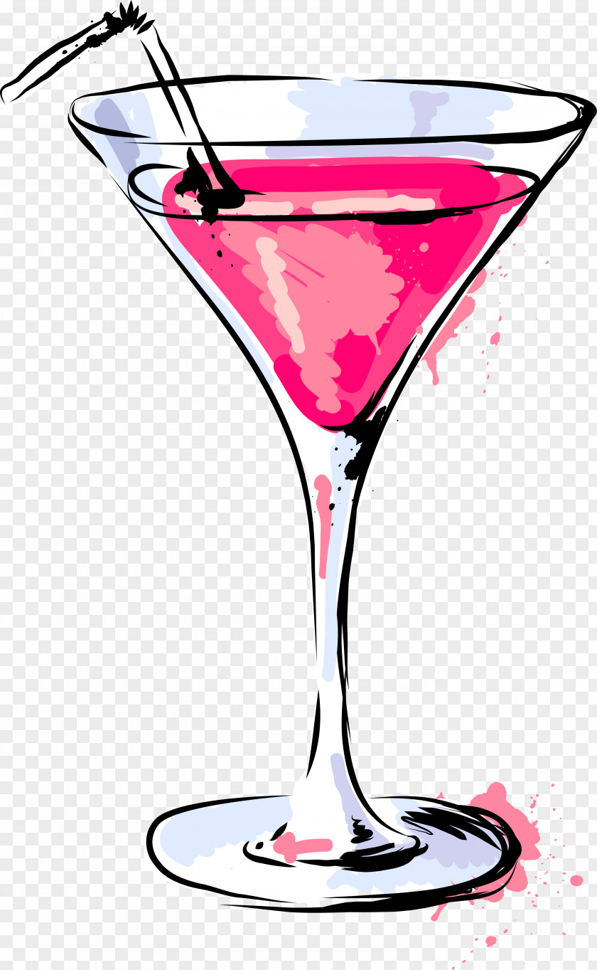 Red Fresh Cocktail Wine Bacardi Martini Cosmopolitan PNG