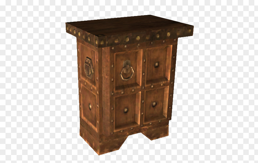 Table Bedside Tables Drawer Wood Stain Antique PNG