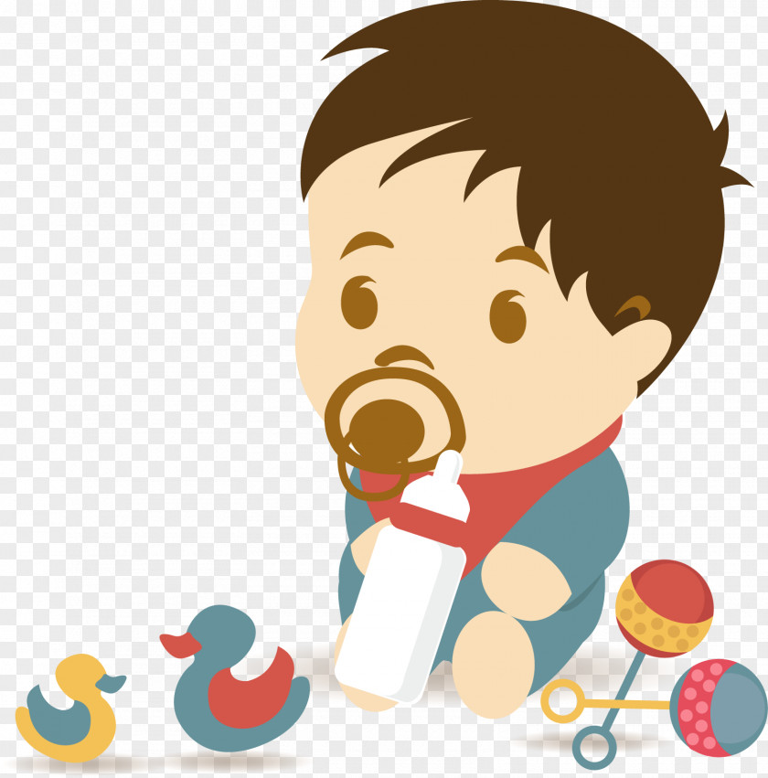 Vector Male Baby Euclidean Plot Infant Child PNG