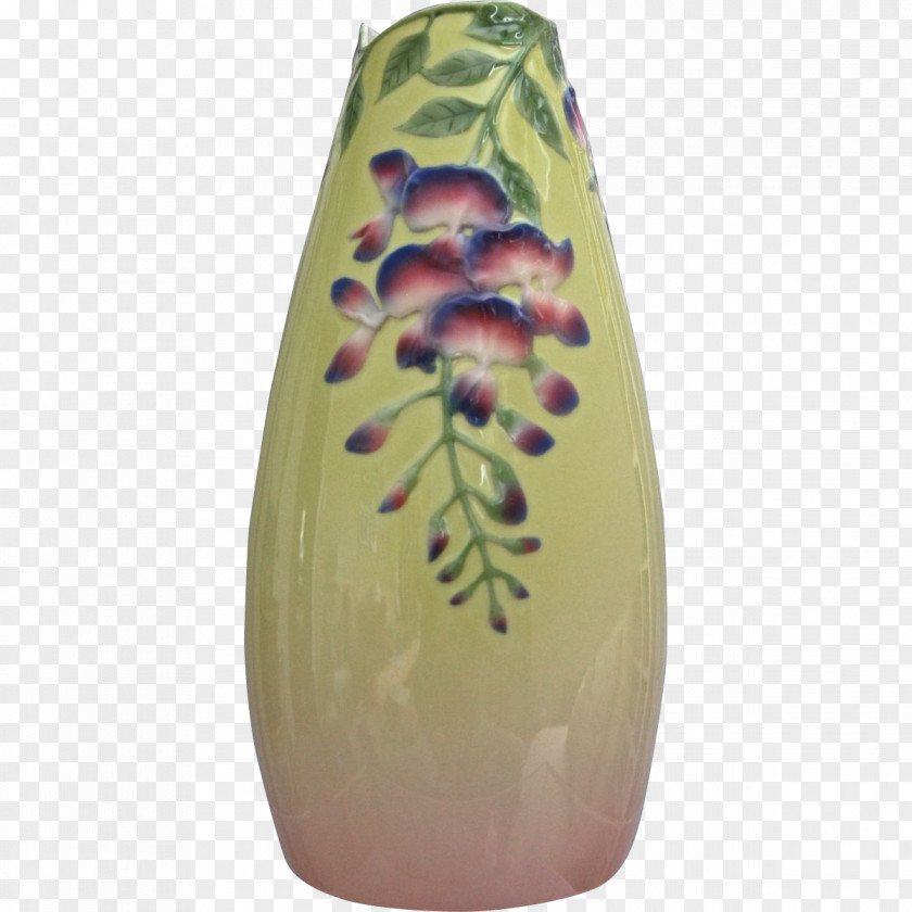 Wisteria Vase Franz-porcelains Ceramic PNG