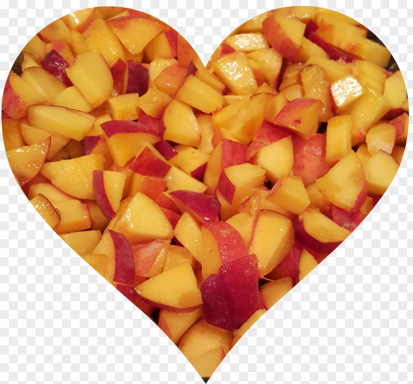 Peach Heart Fruit PNG