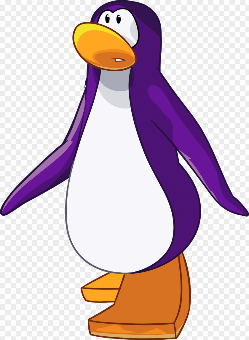 Penguin Club King Purple Clothing PNG
