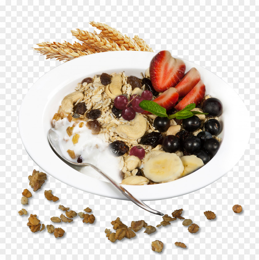 Breakfast Muesli Cereal Vegetarian Cuisine Food PNG