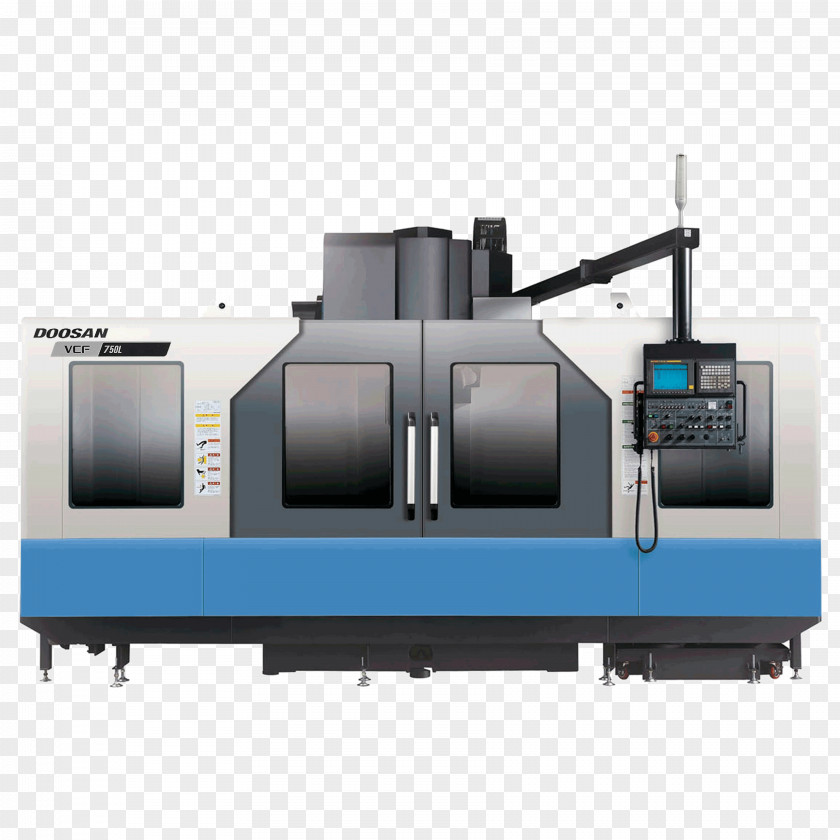 Cnc Machine Machining Tool Computer Numerical Control Doosan Spindle PNG