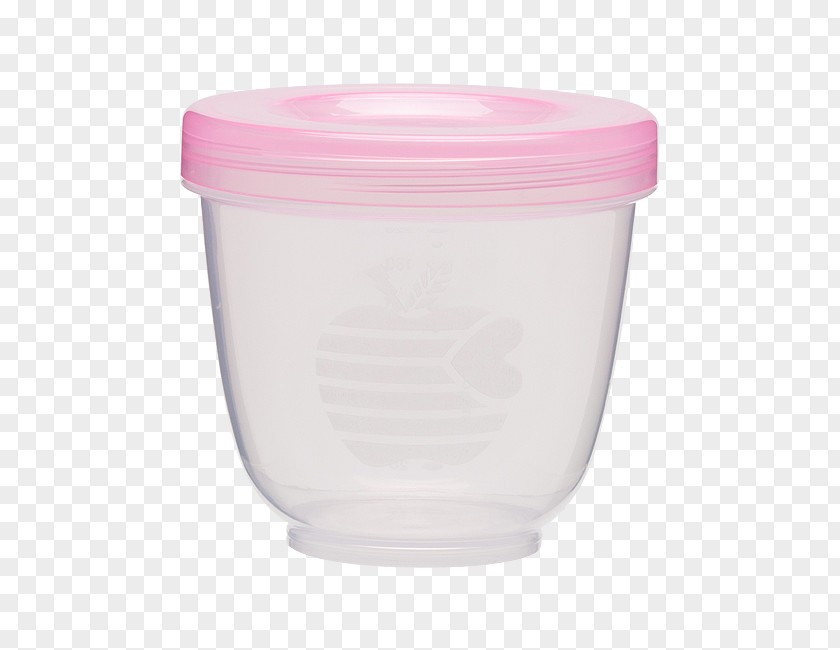 Cup Plastic Lid Pink M PNG
