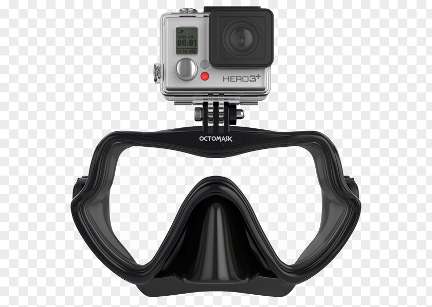 GoPro Hero2 Diving & Snorkeling Masks Scuba Underwater PNG
