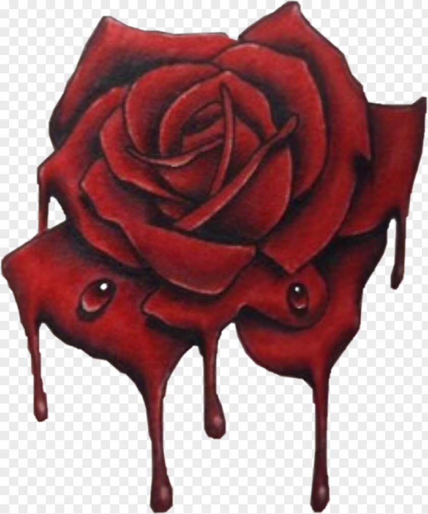 Rose Garden Roses Tattoo Blood Red PNG