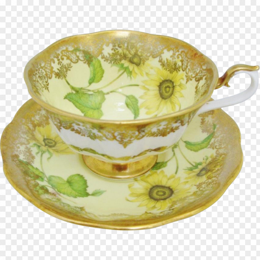 Tea Coffee Cup Teacup Saucer Porcelain PNG