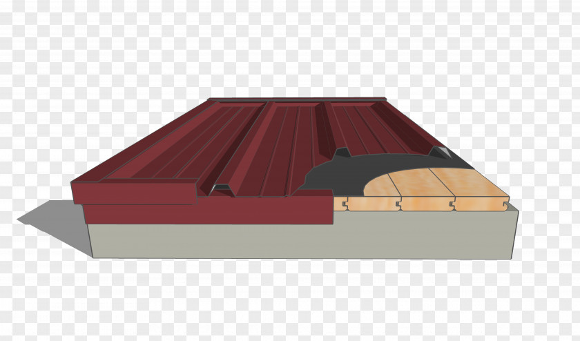 3d Deck Metal Roof Tongue And Groove PNG