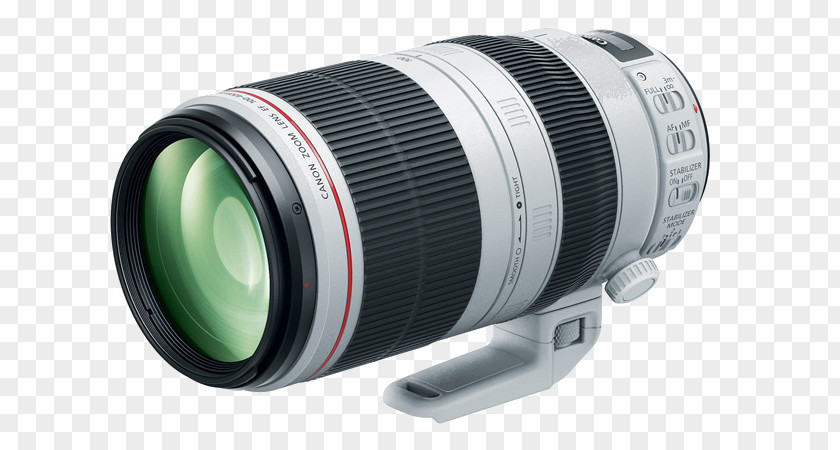 Camera Lens Canon EF 100–400mm Mount 400mm Telephoto Zoom 100-400mm F/4.5-5.6L IS II USM PNG