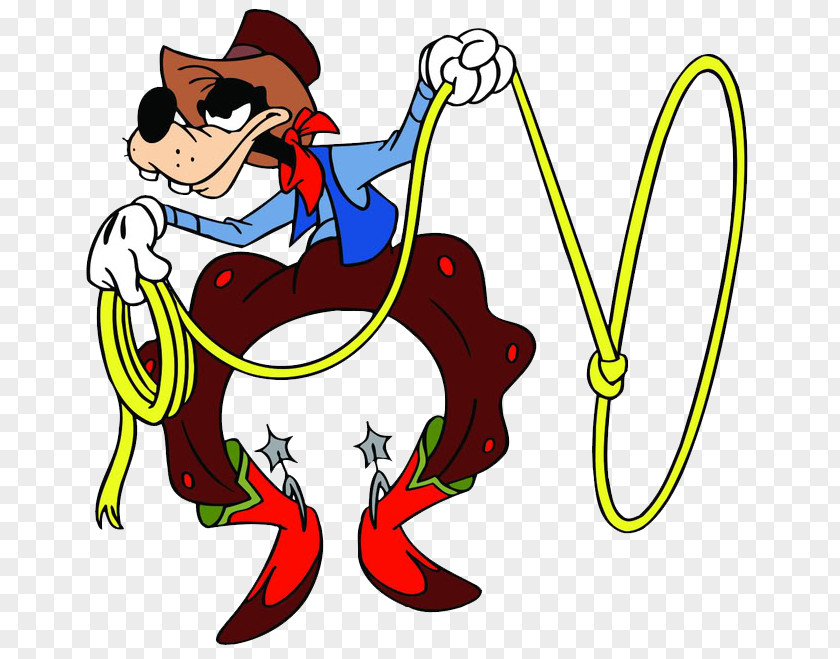 Cowboy Goofy Mickey Mouse Cartoon Clip Art PNG