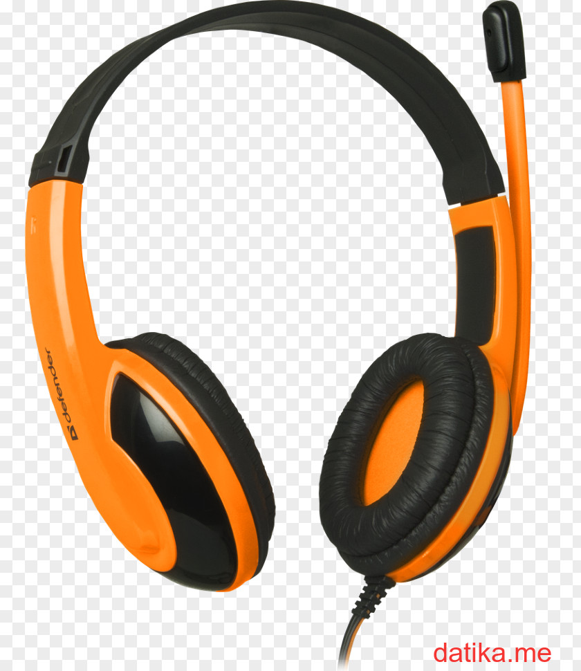 Headphones Microphone Headset Defender Warhead G-120 Black/Orange Herní Sluchátka Game Racer Turbo RS3 Gamepad PNG
