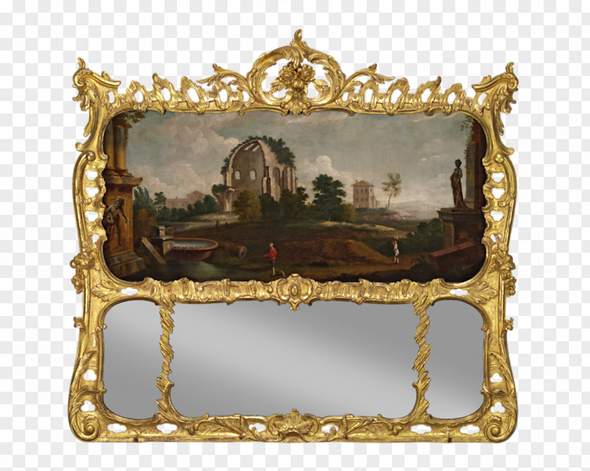 Napoleon Iii Style Picture Frames Mirror Rococo III PNG