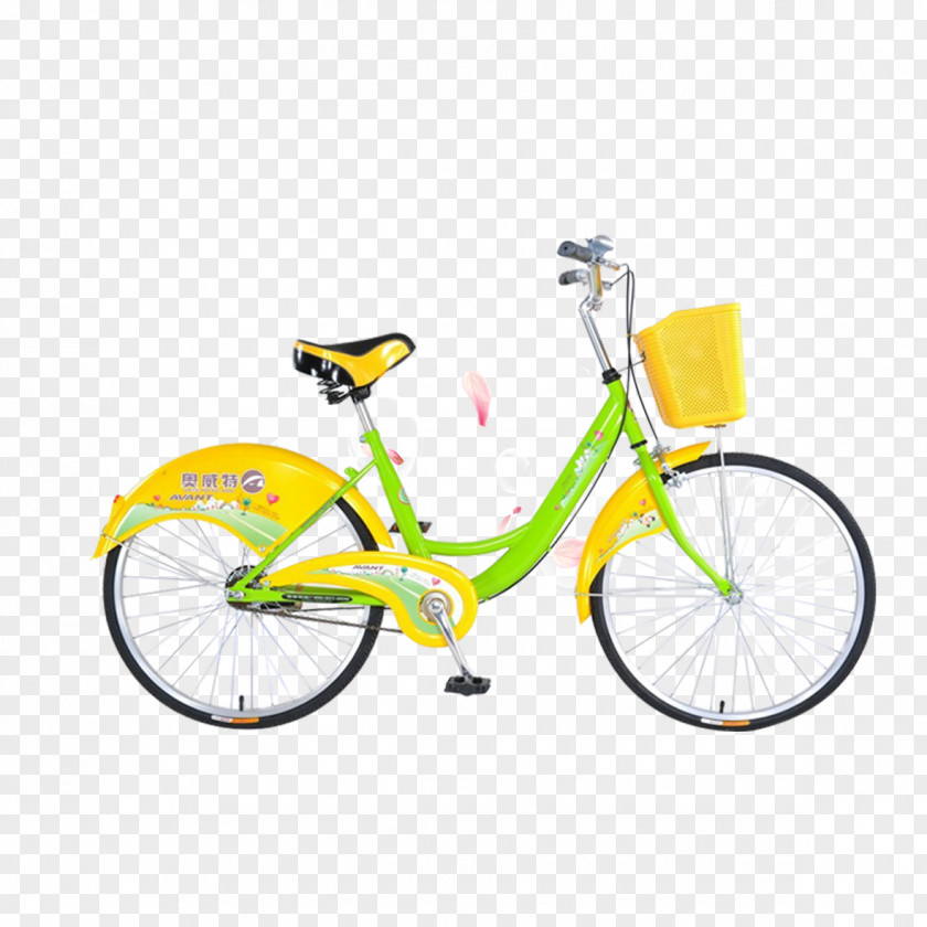 Yellow Bike Tire Bicycle Wheel Cycling Frame Sharing System PNG