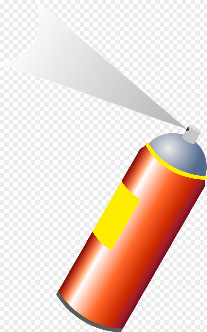 Aerosol Spray Globe Valve Sprayer Ubik Tin Can PNG