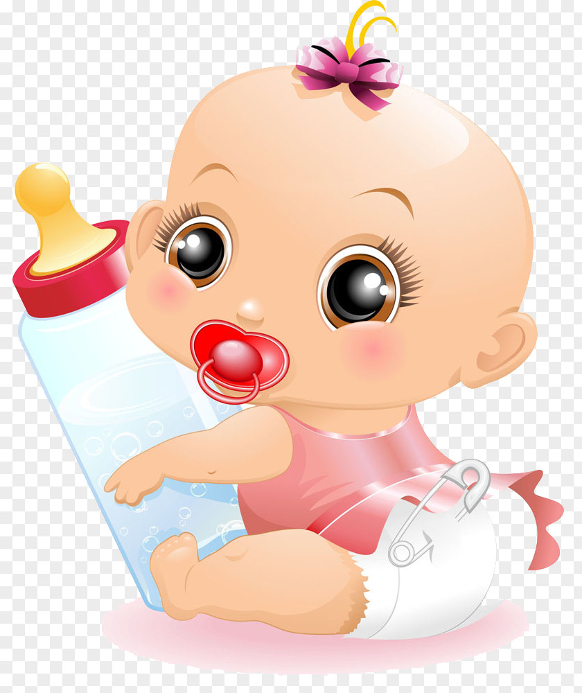 Baby Infant Child Bottle Food PNG