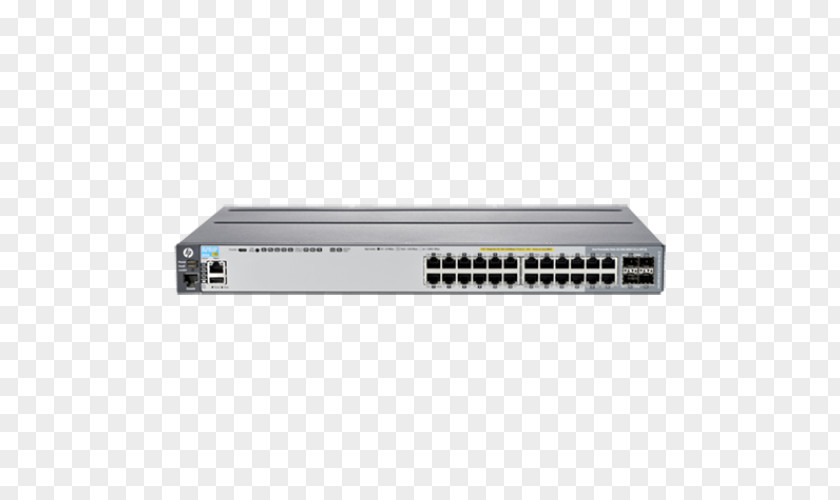 Hewlett-packard Hewlett-Packard Network Switch Gigabit Ethernet Aruba Networks Power Over PNG