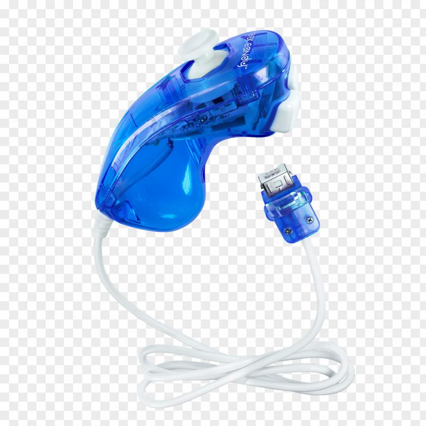 Blueberry Button Wii U Remote PDP Rock Candy Nunchuk Game Controllers Video Games PNG