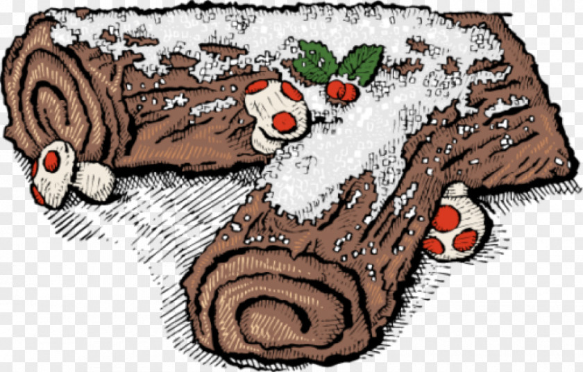 Chocolate Cake Yule Log French Cuisine Christmas Day PNG