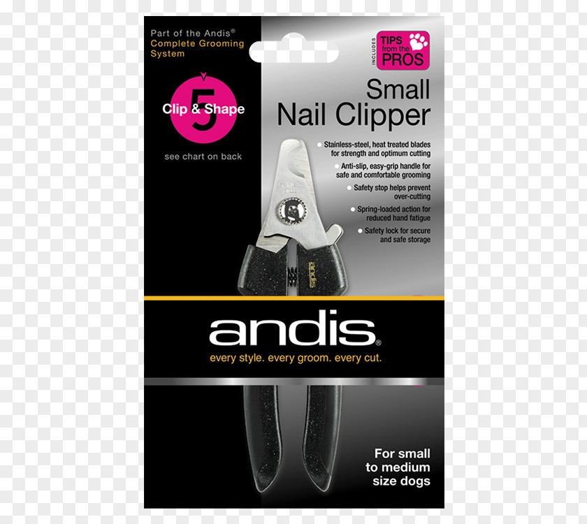 Dog Hair Clipper Nail Clippers Andis PNG
