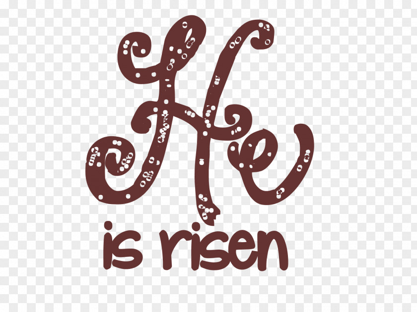 Font Design.Others He Is Risen PNG