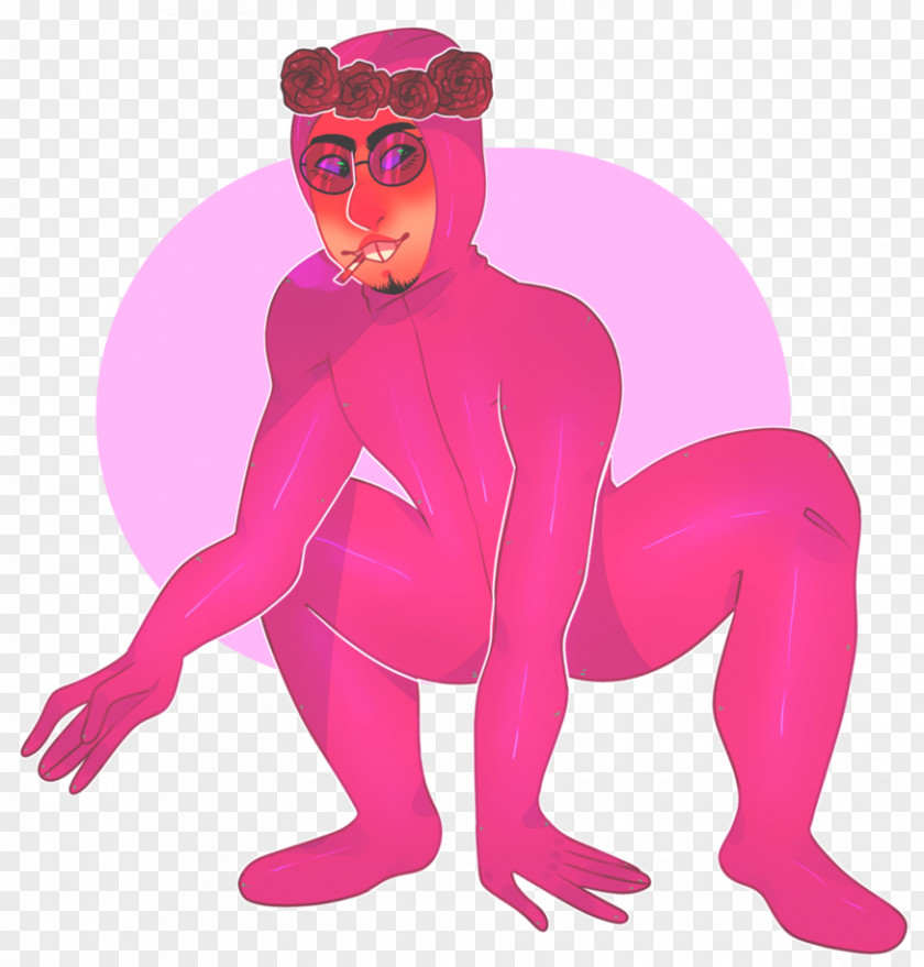 Shoulder Homo Sapiens Pink M Cartoon PNG