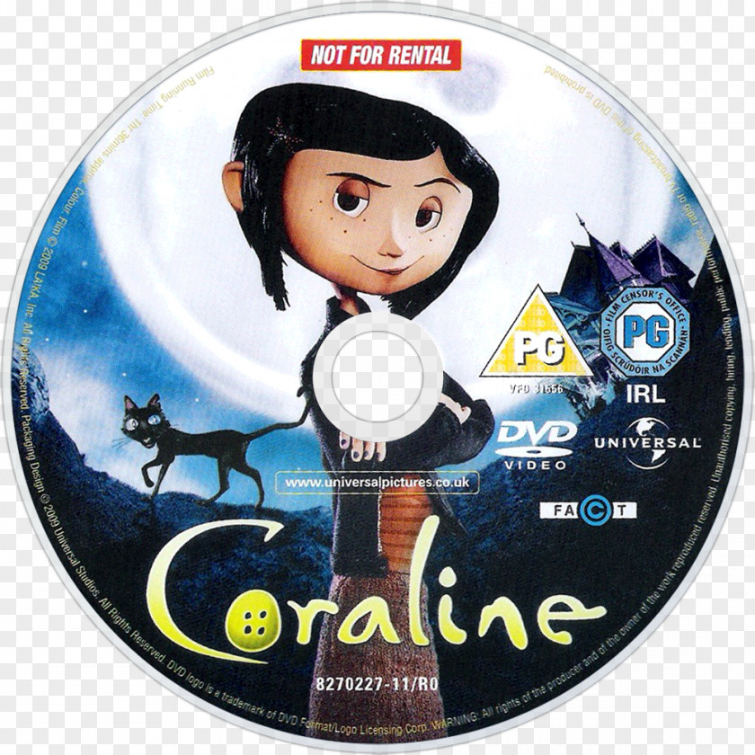 Dvd Dakota Fanning Coraline Jones Compact Disc Blu-ray PNG