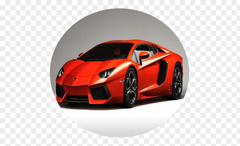 Luxury Car Service Gift Certificate Lamborghini Aventador Canvas Print PNG